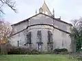 Le chevet de l'église Saint-Léger (fév.&nbsp;2010)
