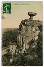 La Table du Diable de Saint-Mihiel au début du XXe&nbsp;siècle.