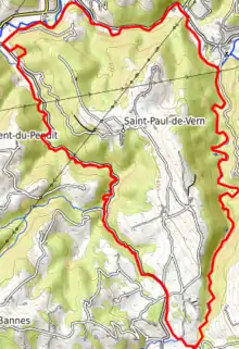 Carte topographique