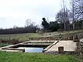Le lavoir de Rabaneau (janvier &nbsp;2010)