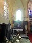 Chapelle de la Vierge au chevet du bas-côté nord.