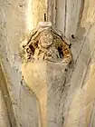 Cul-de-lampe flamboyant dans l'angle sud-est.