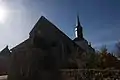 Vue arrière de l'église Saint-Siméon.
