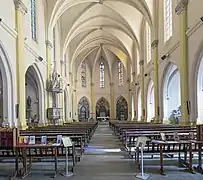 La nef de l'église Notre-Dame