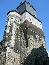 Façade occidentale de la collégiale Saint-Denis de Liège