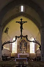 Église de Saint-Haon-le-ChâtelXIIe&nbsp;siècle, (Loire) chemin de Cluny.