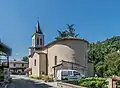 Le chevet de l'église Saint-Léger
