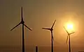 Éoliennes du Mas de Leuze.