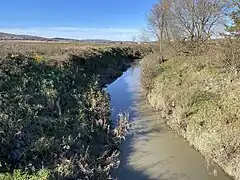 Rivière Charest, du pont acier et bois P-18620 , route Bureau
