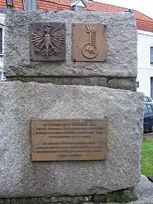 Mémorial à la 1re&nbsp;division blindée polonaise.
