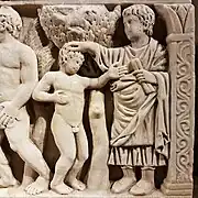 Jésus soignant un possédé ou Adam élevé à l'état de grâce