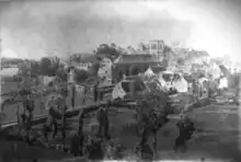 Vue générale de Salers en 1883.