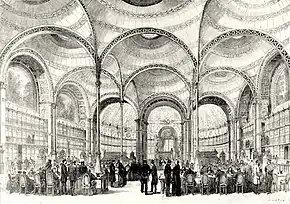 Dessin de la salle Labrouste.