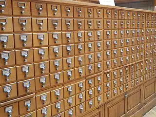 Salle du catalogue.