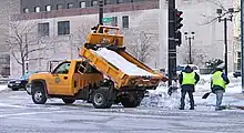 Camion à benne basculante à Milwaukee, Wisconsin