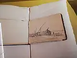 Autre extrait du carnet de dessins de Cherubini.