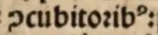 Texte avec « ꝯcubitoꝛibꝰ »&nbsp;dans une Bible de c. 1502.
