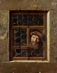 L'Homme à la fenêtre, 1653,musée d'Histoire de l'art de Vienne.