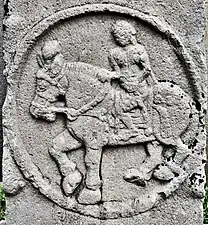 Un étranger à cheval. Environ 115 av. J.-C.