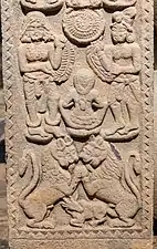 Scène de dévotion.