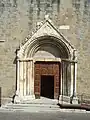 Le portail gothique tardif.
