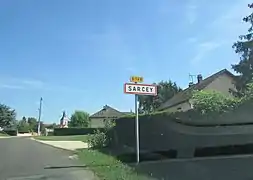 Entrée du village.
