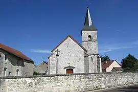 Façade de l'église.