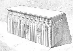 Sarcophage royal en forme de mastaba (Mykérinos, (IVe&nbsp;dynastie)