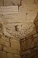 Décor sculpté de l'escalier