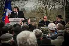 Joël Mergui au cours de son allocution.