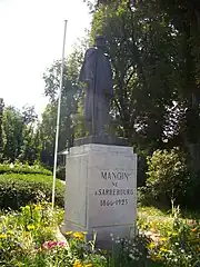 Le monument du général Mangin.
