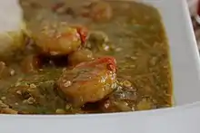 Sauce gombo du Togo.