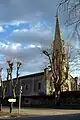 Vue nord-ouest de l'église (mars&nbsp;2012).