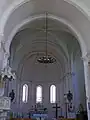 La nef de l'église du XIXe&nbsp;siècle