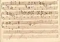 partition manuscrite