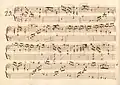 partition manuscrite