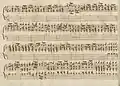 partition manuscrite