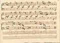 partition manuscrite