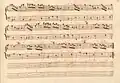 partition manuscrite