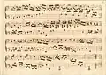 partition manuscrite