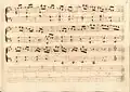 partition manuscrite