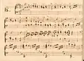 partition manuscrite