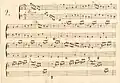 partition manuscrite
