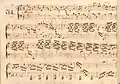 partition manuscrite