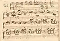 partition manuscrite
