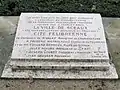 Plaque commémorative.