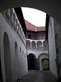 Château de Varaždin (vue intérieure).