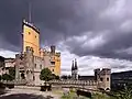 Château de Stolzenfels à Coblence, qui succède à l'ancien fort détruit au XVIIe&nbsp;siècle par Louis XIV.