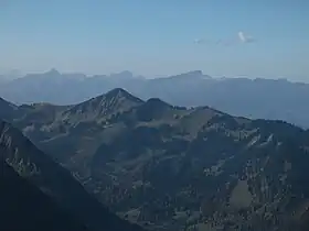 Vue du Schnippenkopf depuis l'Iseler