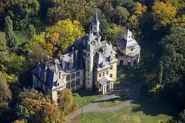 Vue aérienne.